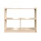 Flash Furniture Bright Beginnings Commercial Grade 3 Section Modular WoodenClassroom Open StorageUnit, Safe, Kid Friendly Design, Natural MK-KE23933-GG - alternate 10